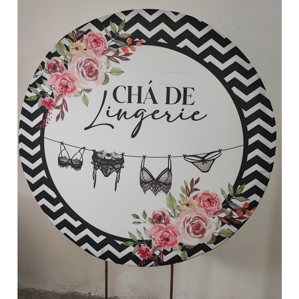 Painel Cha de Langerie - Mary Decor Festas & Locações