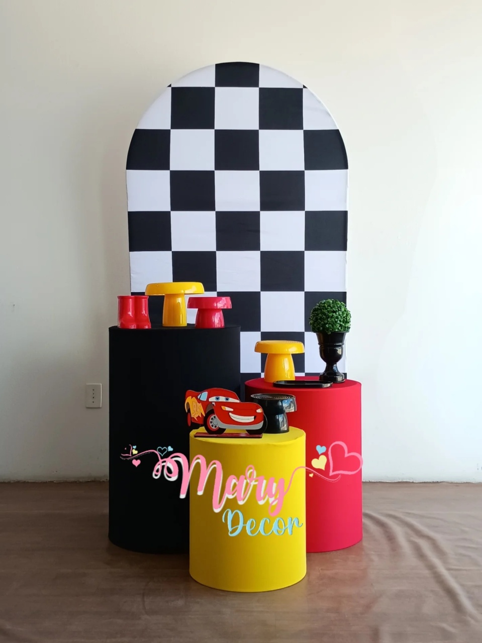 Carros Kit Celebre Basico - Mary Decor Festas & Locações