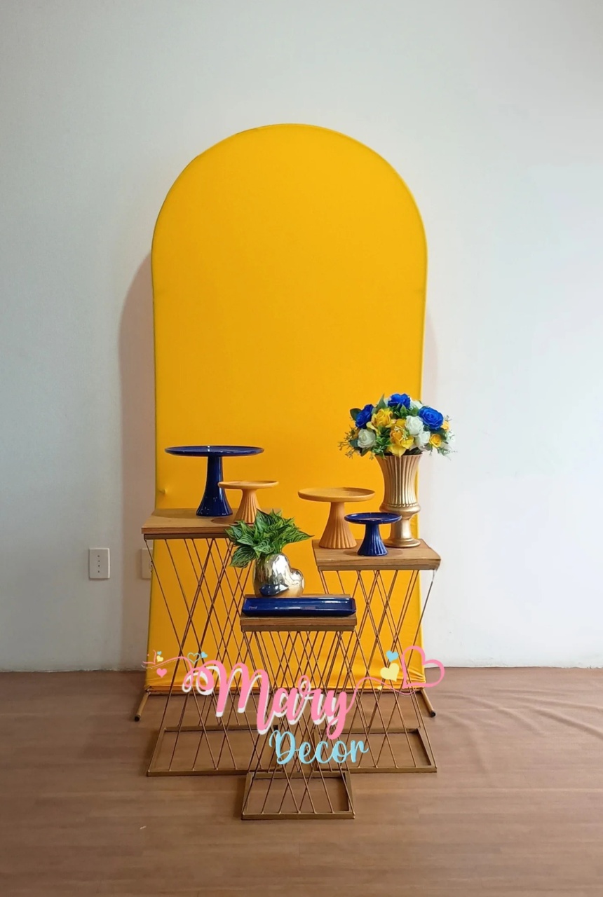  Amarelo   Kit Celebre   - Mary Decor Festas & Locações