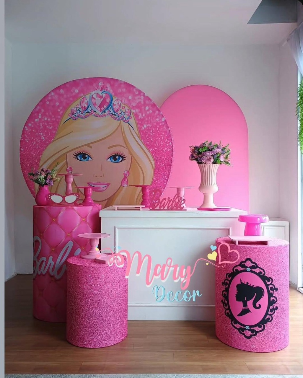  Barbie Kit Comemore  - Mary Decor Festas & Locações
