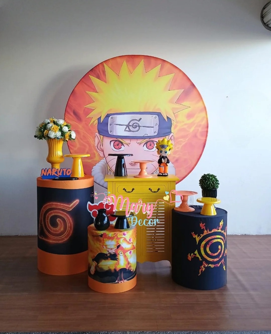  Naruto Kit Festa Em Casa  - Mary Decor Festas & Locações
