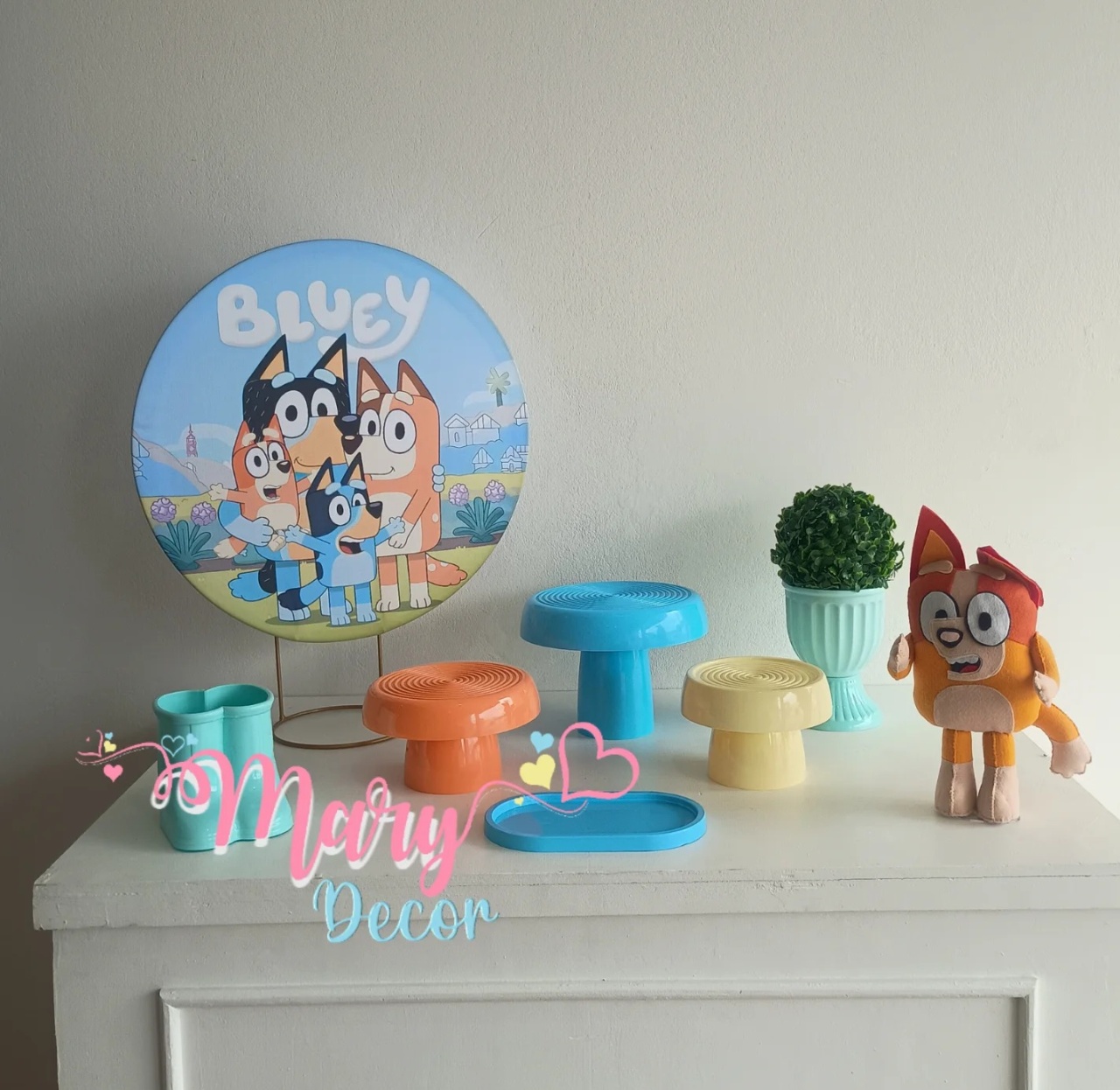Mini Kit Bluey - Mary Decor Festas & Locações