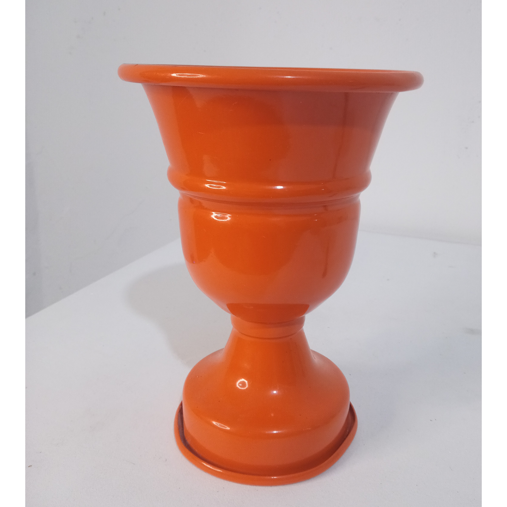 Vaso Aluminio Laranja - Mary Decor Festas & Locações
