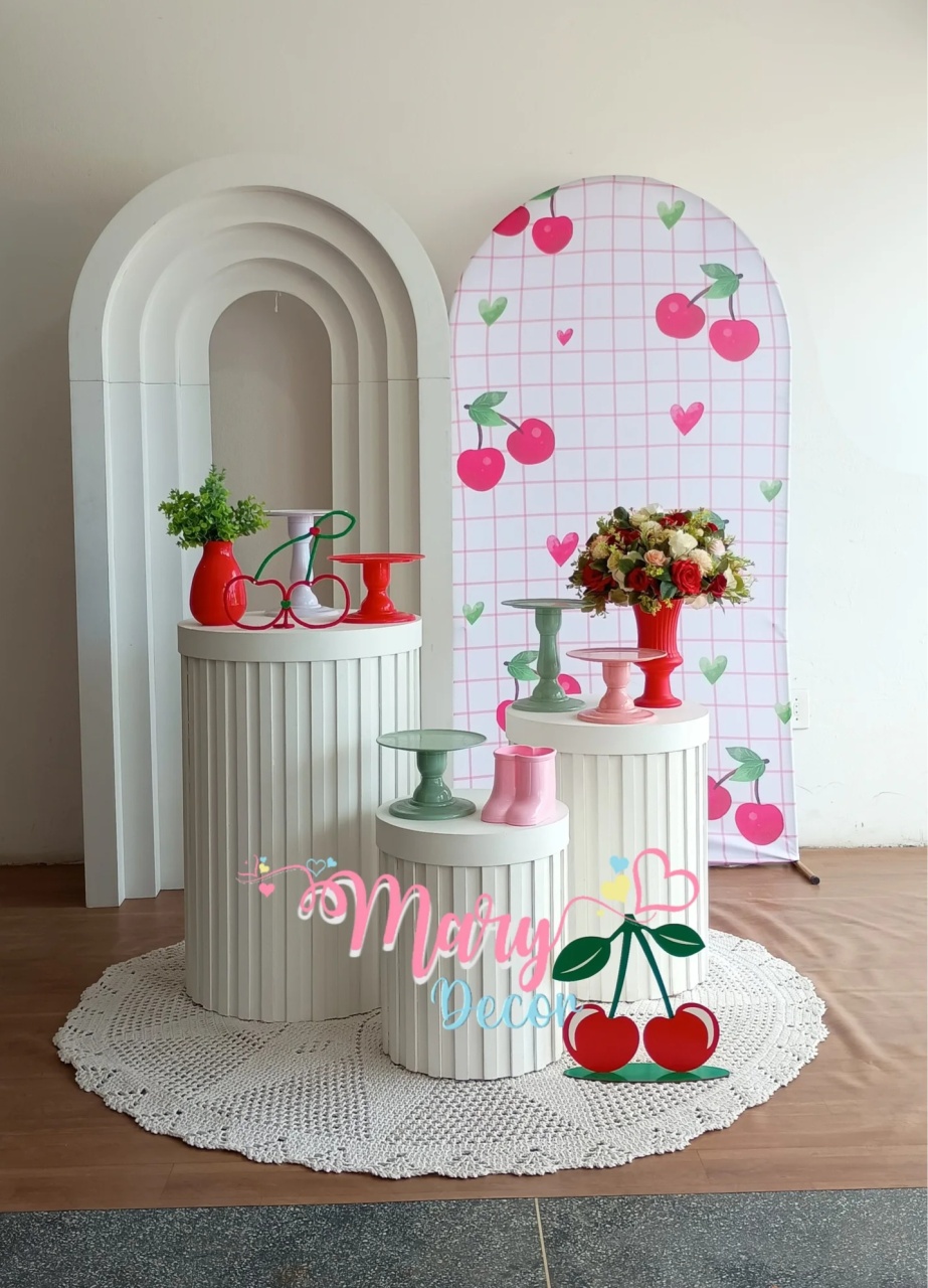 Cerejinha Kit Celebre Baby Luxo + Adicional  - Mary Decor Festas & Locações