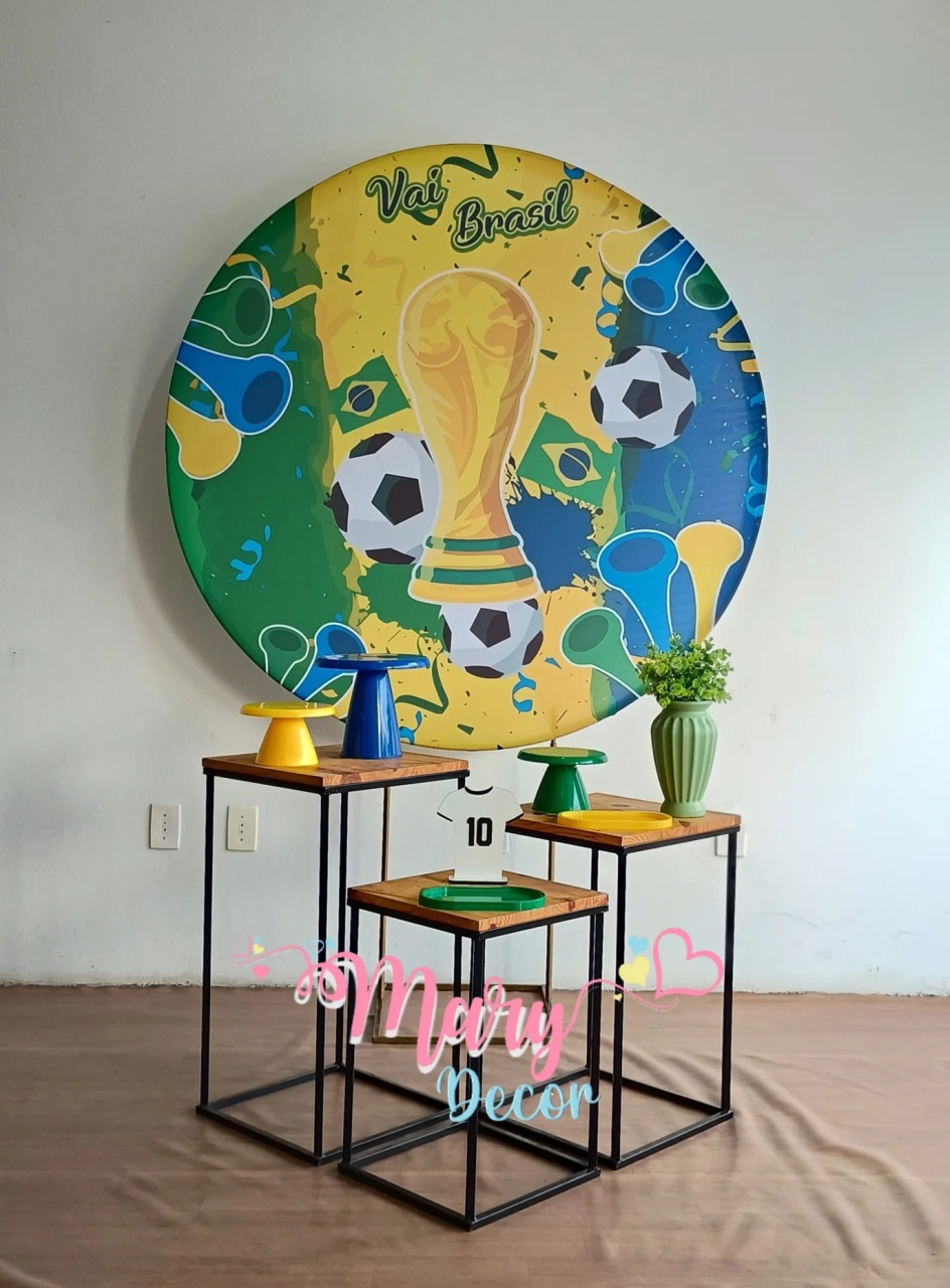 Copa Brasil Kit So Uma Coisinha Simples 02 - Mary Decor Festas & Locações