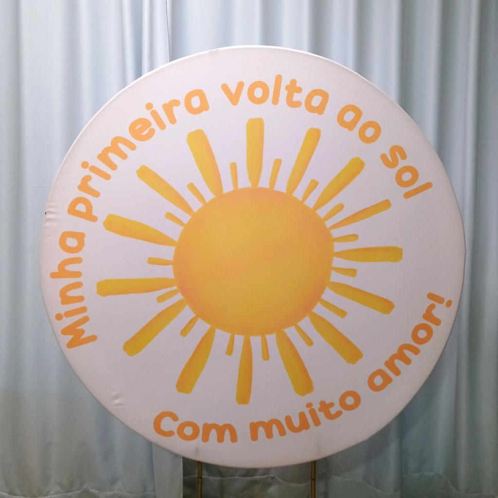 Capa Veste Fácil Redondo Do Sol - Mary Decor Festas & Locações