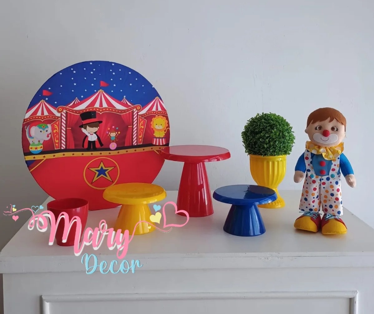 Mini Kit  Circo  - Mary Decor Festas & Locações