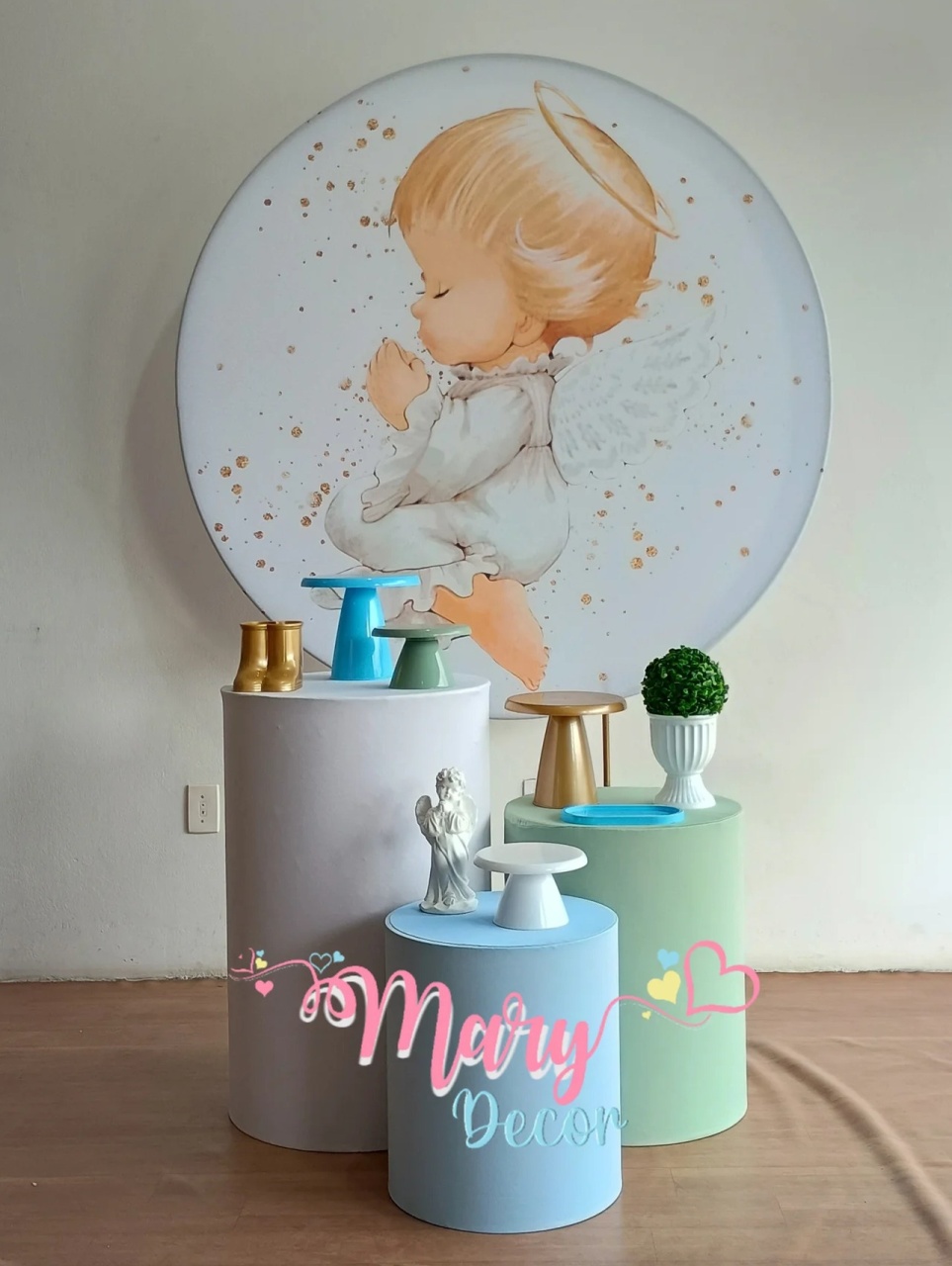 Batizado Menino Kit Básico   - Mary Decor Festas & Locações