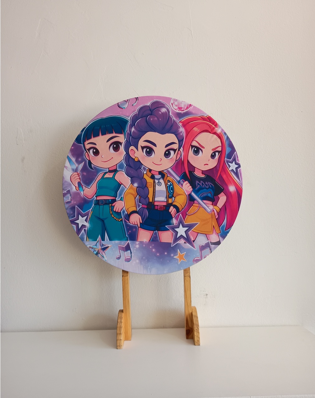 Guerreiras Do K Pop Capa Mini Painel 0.50X0.50 - Mary Decor Festas & Locações