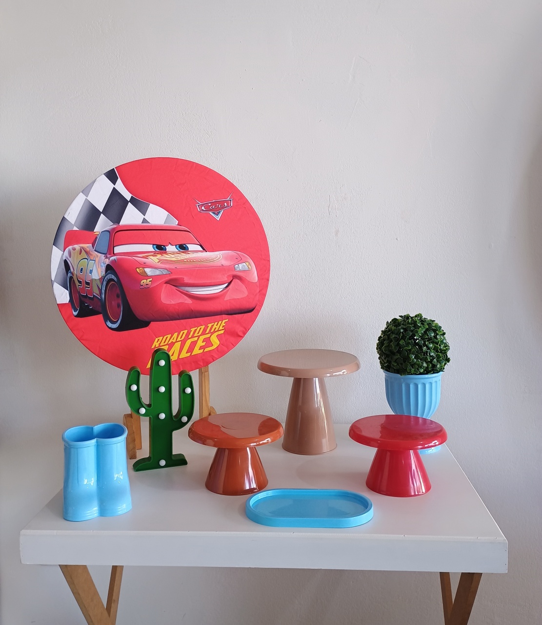 Carros Mini Kit Festa Na Mesa - Mary Decor Festas & Locações