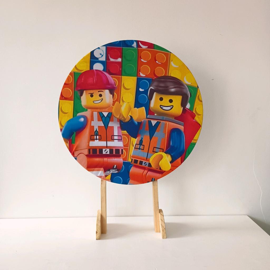Capa Mini Painel 0.50X0.50 Lego - Mary Decor Festas & Locações