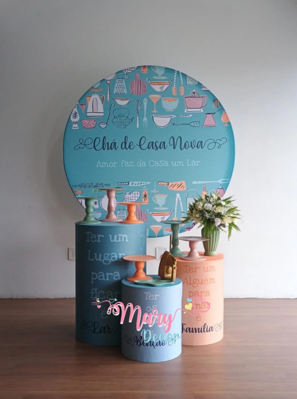   Chá de Casa Nova Kit Só Um Bolinho  - Mary Decor Festas & Locações