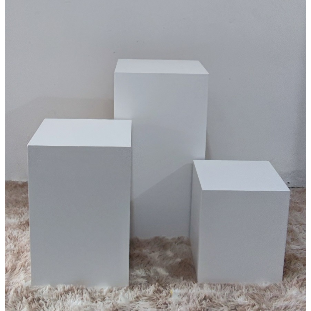 Trio  de Cubos - Mary Decor Festas & Locações
