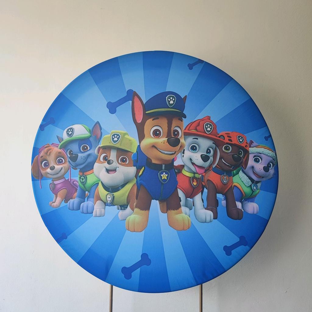 Painel 1.00X1.00 Patrulha Canina - Mary Decor Festas & Locações