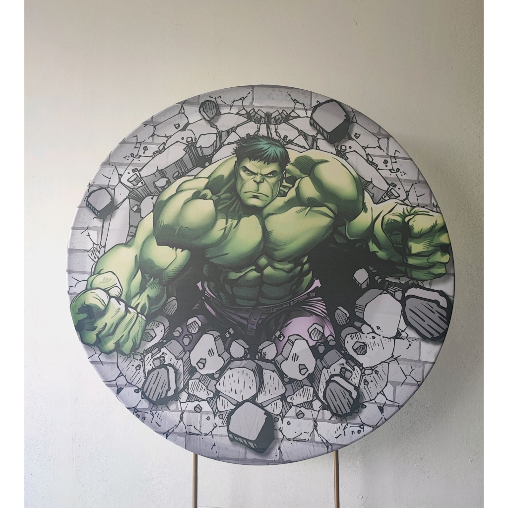 Painel 1.00X1.00 Hulk - Mary Decor Festas & Locações