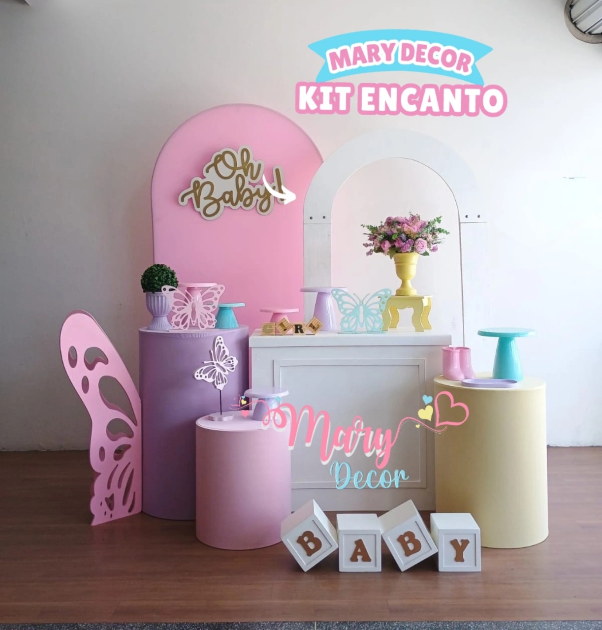 Jardim (Kit Encanto)  - Mary Decor Festas & Locações