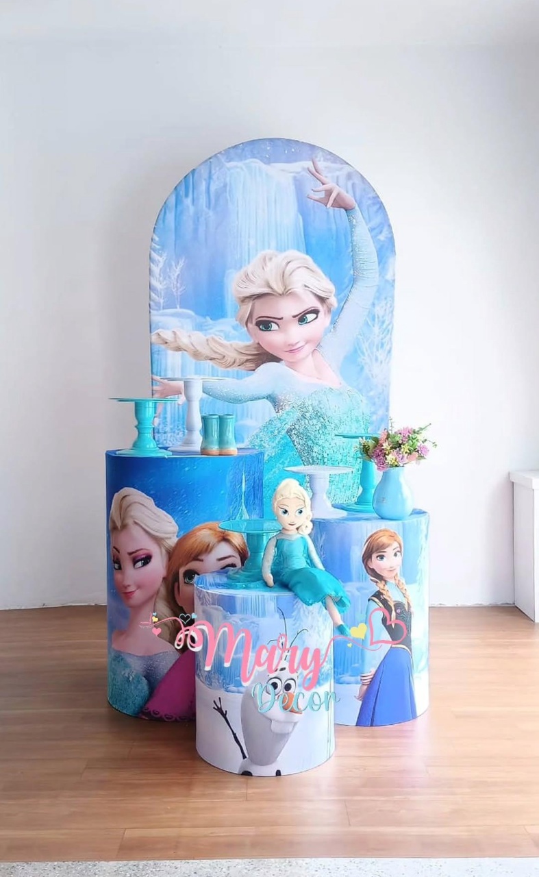 Elsa Kit Só Um Bolinho  - Mary Decor Festas & Locações