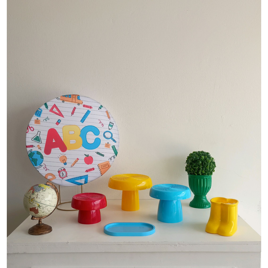 Mini Kit Abc Festa Na Mesa - Mary Decor Festas & Locações