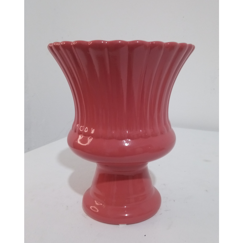 Vaso M Coral - Mary Decor Festas & Locações