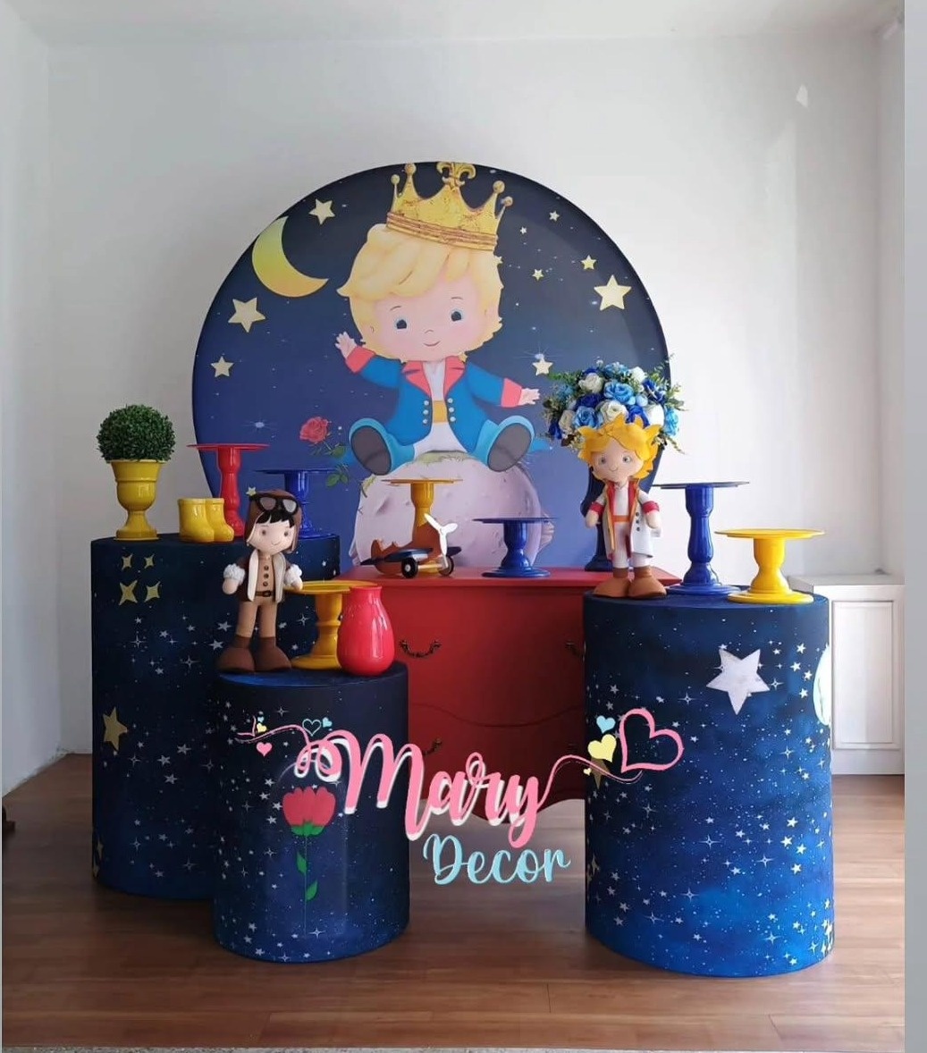  Pequeno Príncipe  Kit Festa Em Casa - Mary Decor Festas & Locações