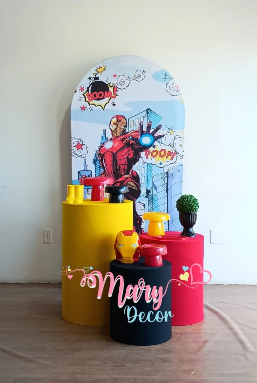 Homem de Ferro Kit Basico - Mary Decor Festas & Locações