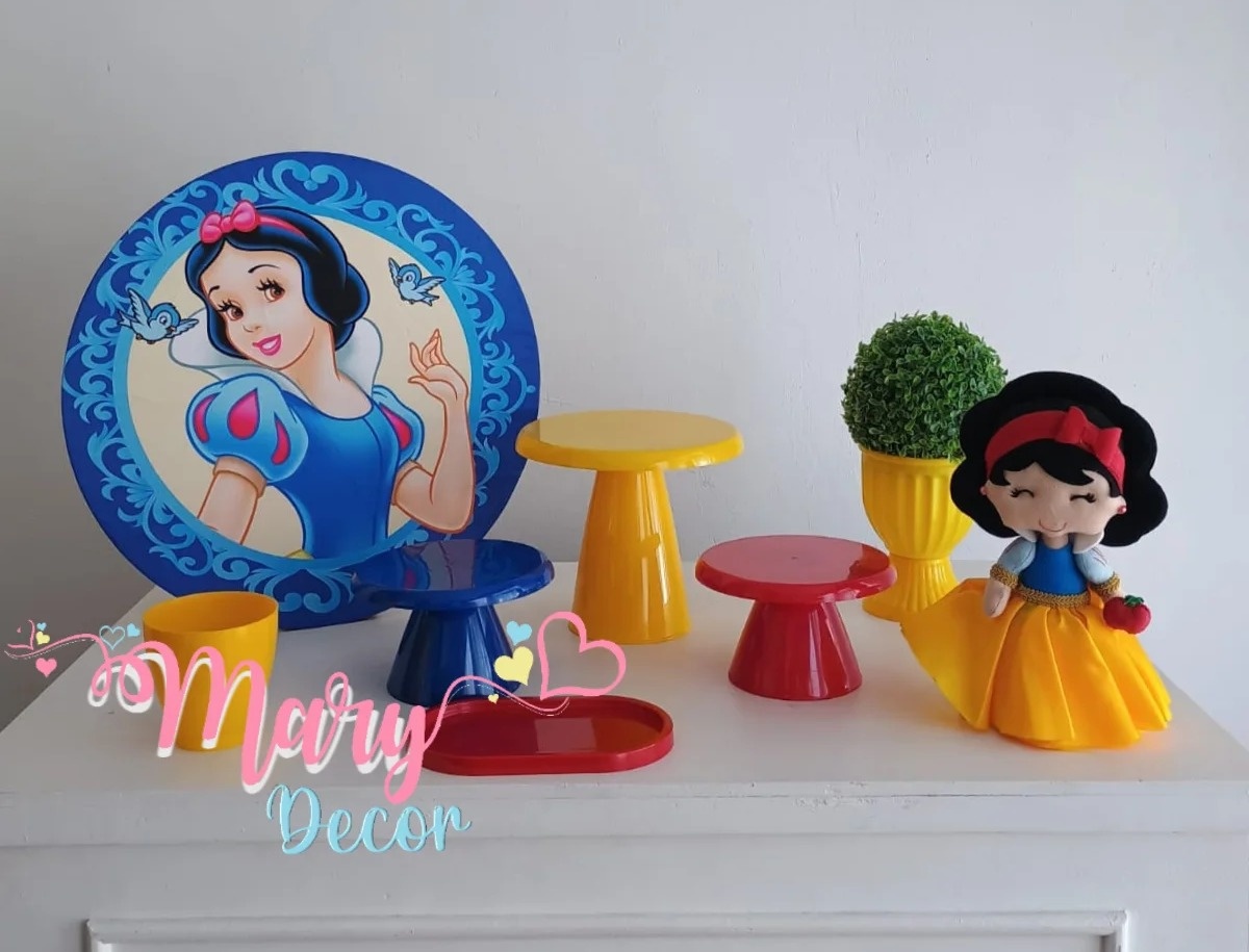 Mini Kit Branca de Neve  - Mary Decor Festas & Locações