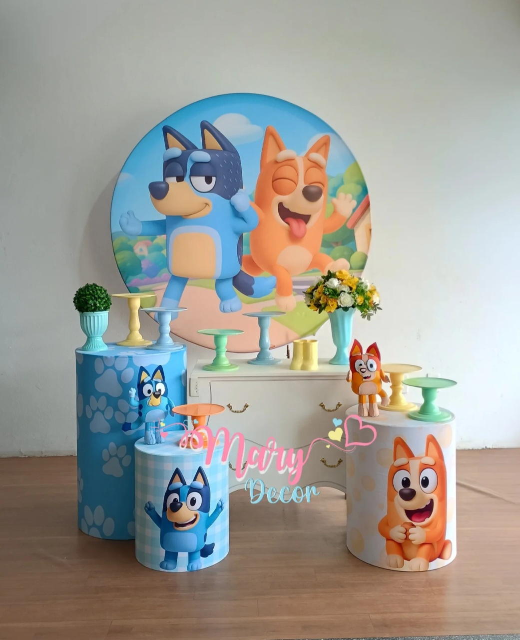 Bluey Kit Festa Em Casa  - Mary Decor Festas & Locações