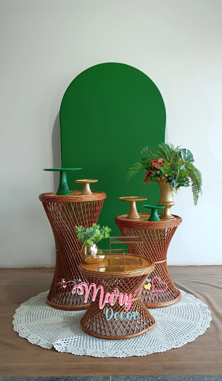 Kit Luxinho Verde Bandeira  - Mary Decor Festas & Locações