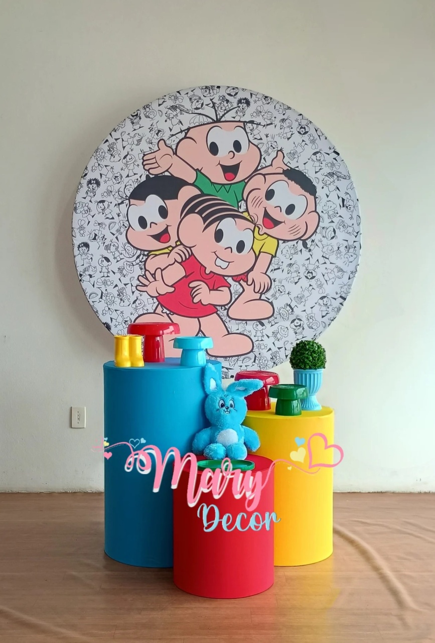 Turma da Mônica Kit Básico  - Mary Decor Festas & Locações