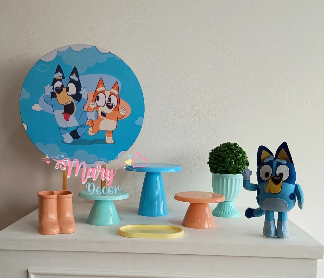 Mini Kit Bluey E Bingo - Mary Decor Festas & Locações