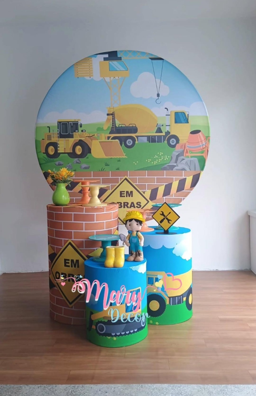 Em Obras/ Contrutor  Kit Só Um Bolinho  - Mary Decor Festas & Locações