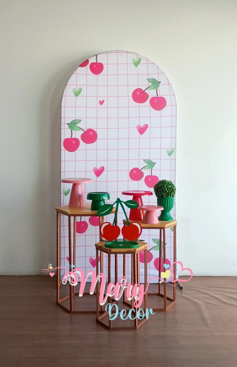 Cerejinha    Kit Meu Dia Especial   - Mary Decor Festas & Locações