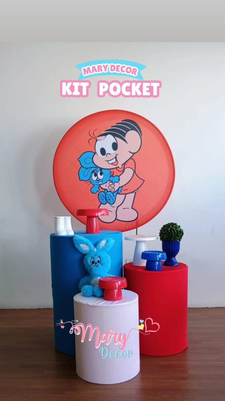 Kit Pocket Mônica  - Mary Decor Festas & Locações