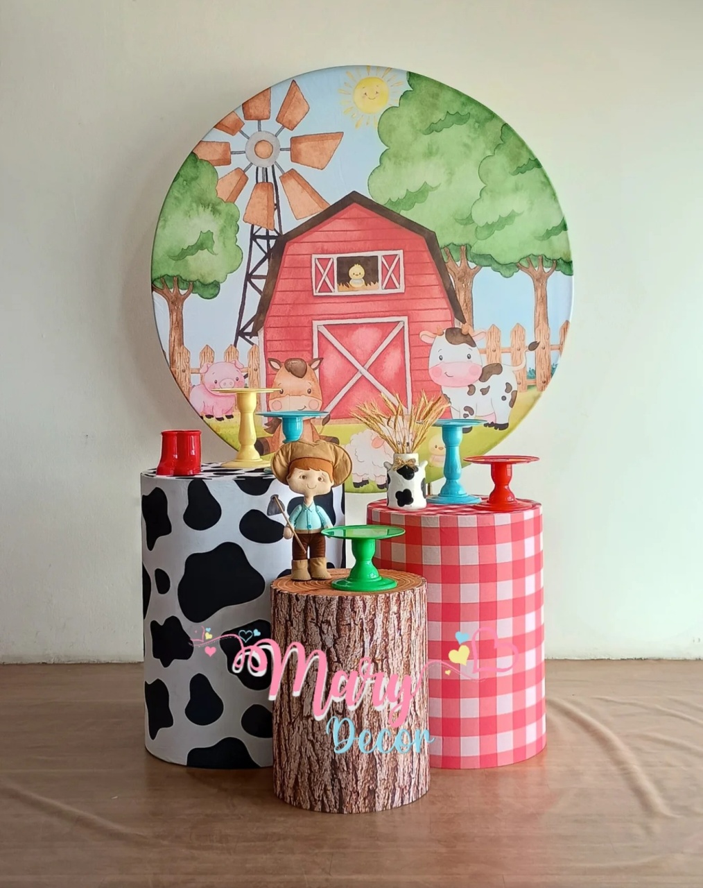Fazendinha Kit So Um Bolinho  - Mary Decor Festas & Locações