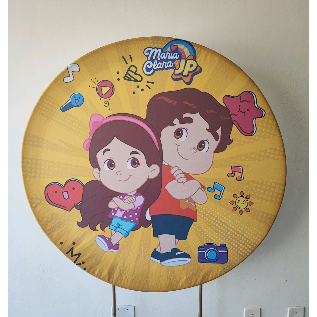 Painel 1.00X1.00 Maria Clara E Jp - Mary Decor Festas & Locações