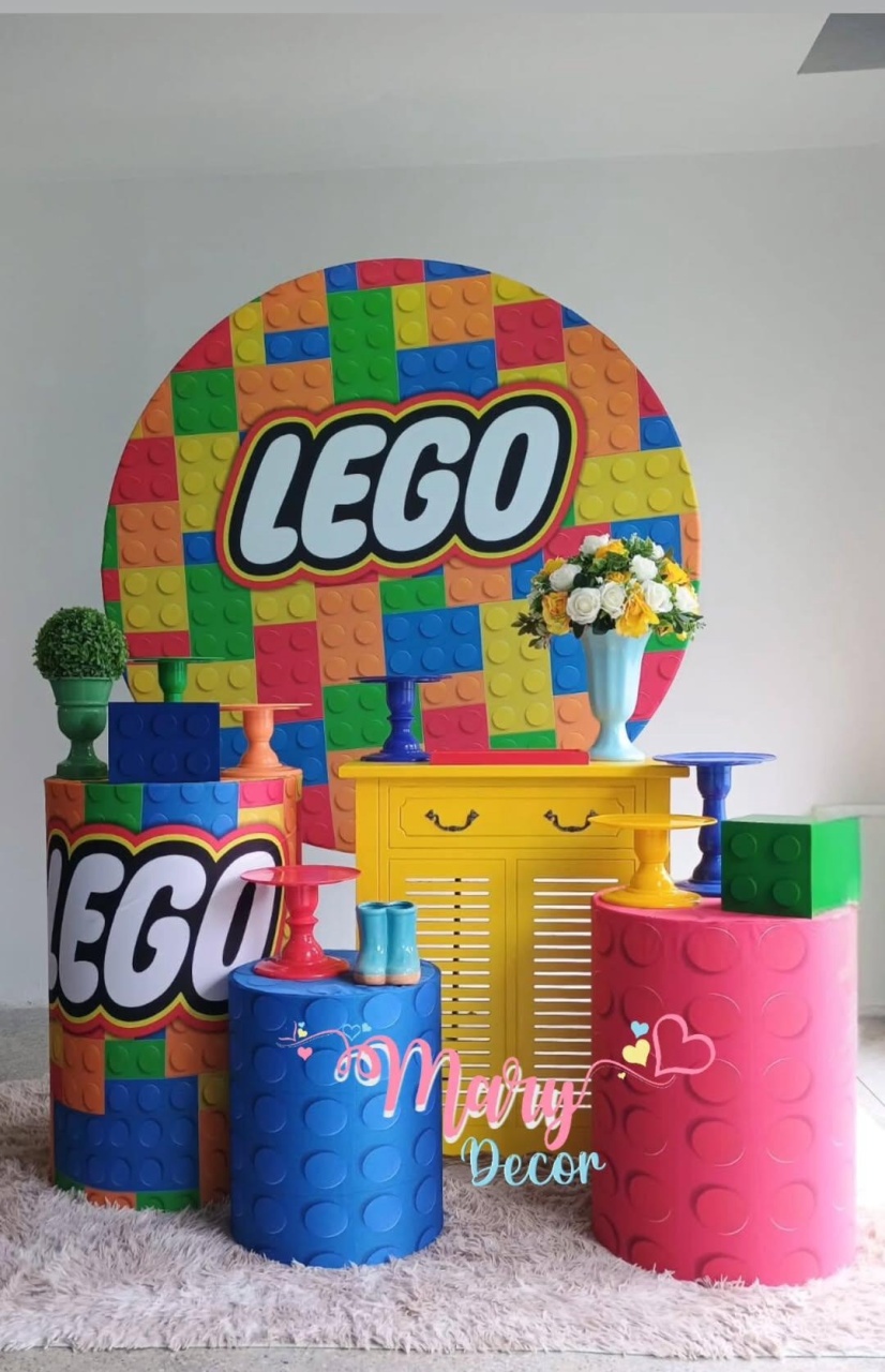 Lego Kit Festa Em Casa  - Mary Decor Festas & Locações