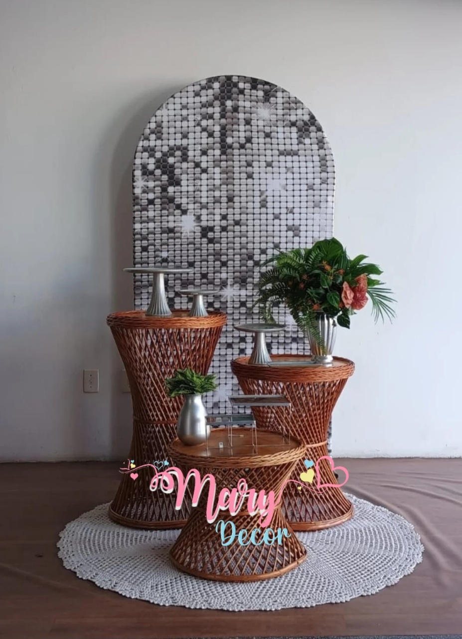Kit Luxinho Prata  - Mary Decor Festas & Locações