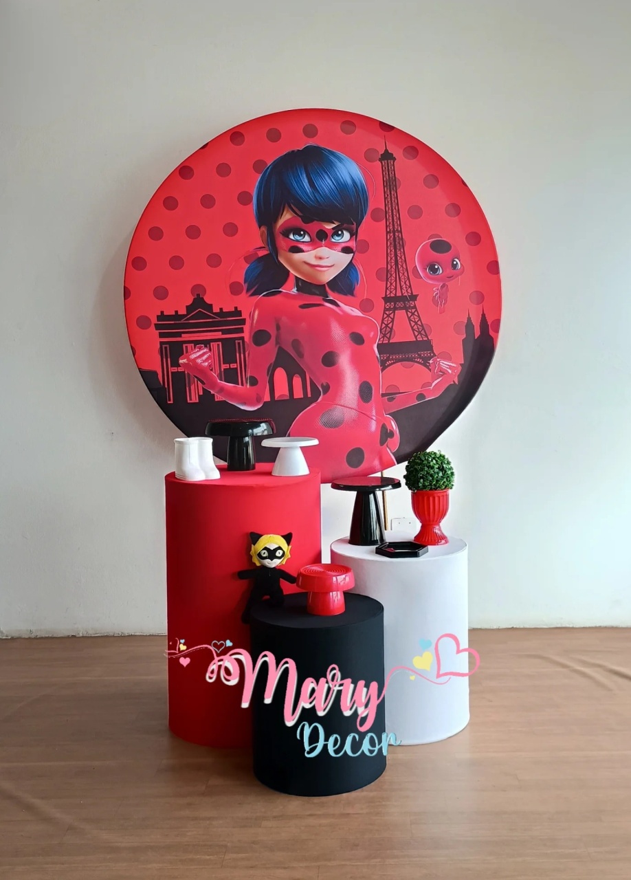 Kit Básico Lady Bug - Mary Decor Festas & Locações