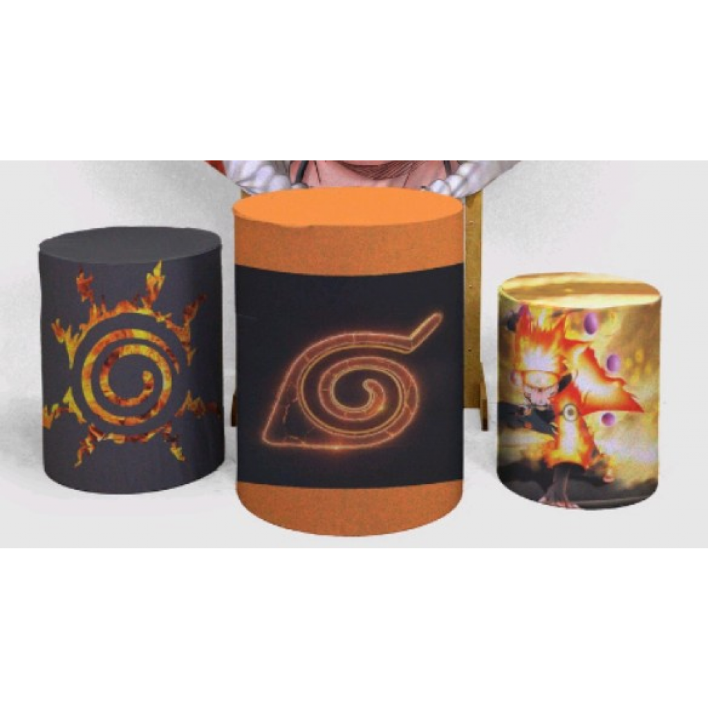 Capa Cilindro Naruto - Mary Decor Festas & Locações