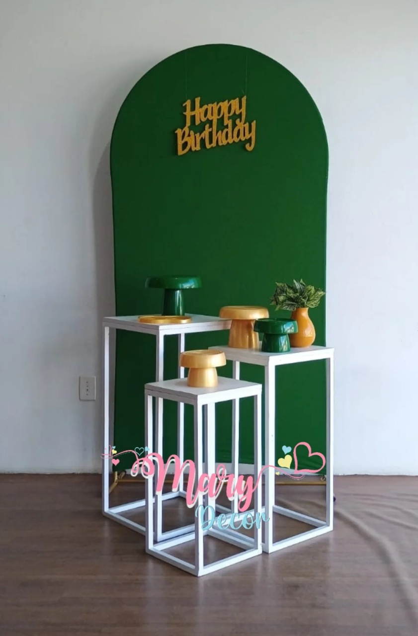 Kit Meu Dia Verde E Dourado  (Cópia) - Mary Decor Festas & Locações