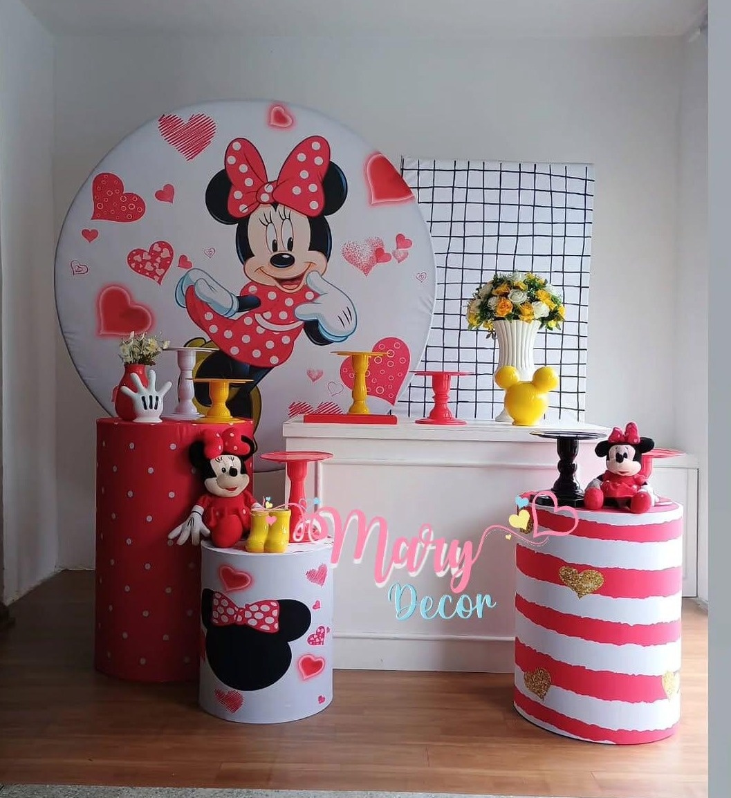  Minnie Vermelha Kit Comemore  - Mary Decor Festas & Locações