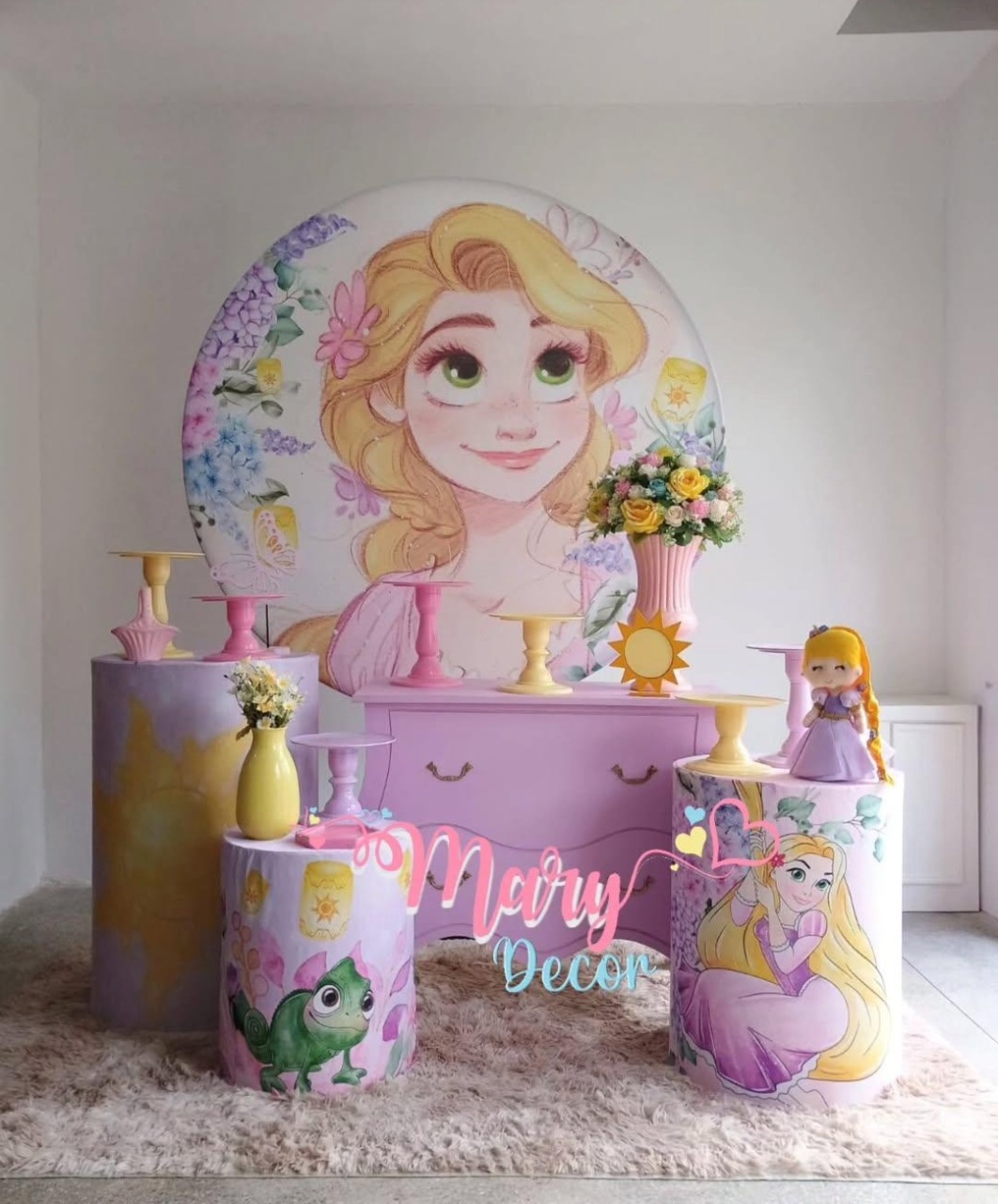 Rapunzel Kit  Festa Em Casa  - Mary Decor Festas & Locações