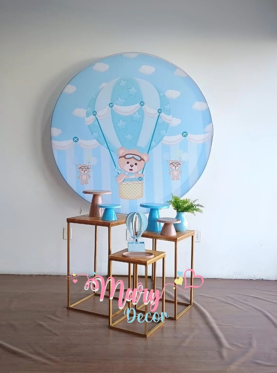 Urso Baloeiro Kit Chá de Bebê  Só Uma Coisinha Simples  - Mary Decor Festas & Locações
