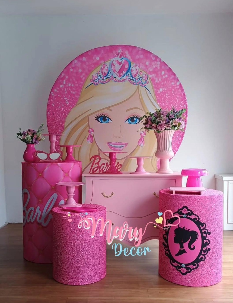  Barbie Kit Festa Em Casa  - Mary Decor Festas & Locações