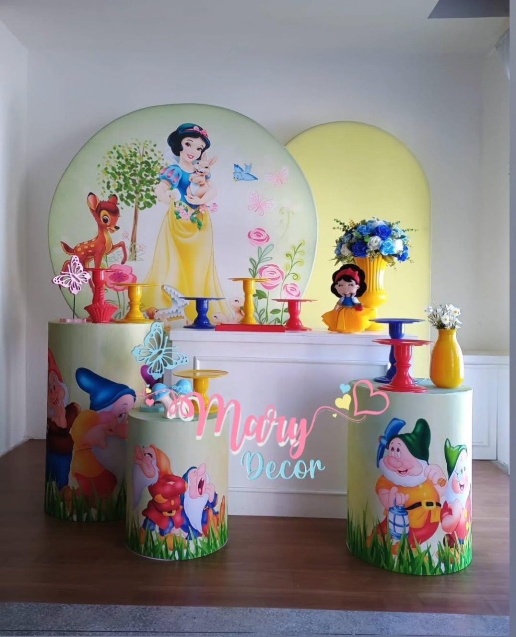 Branca de Neve Kit Comemore  - Mary Decor Festas & Locações