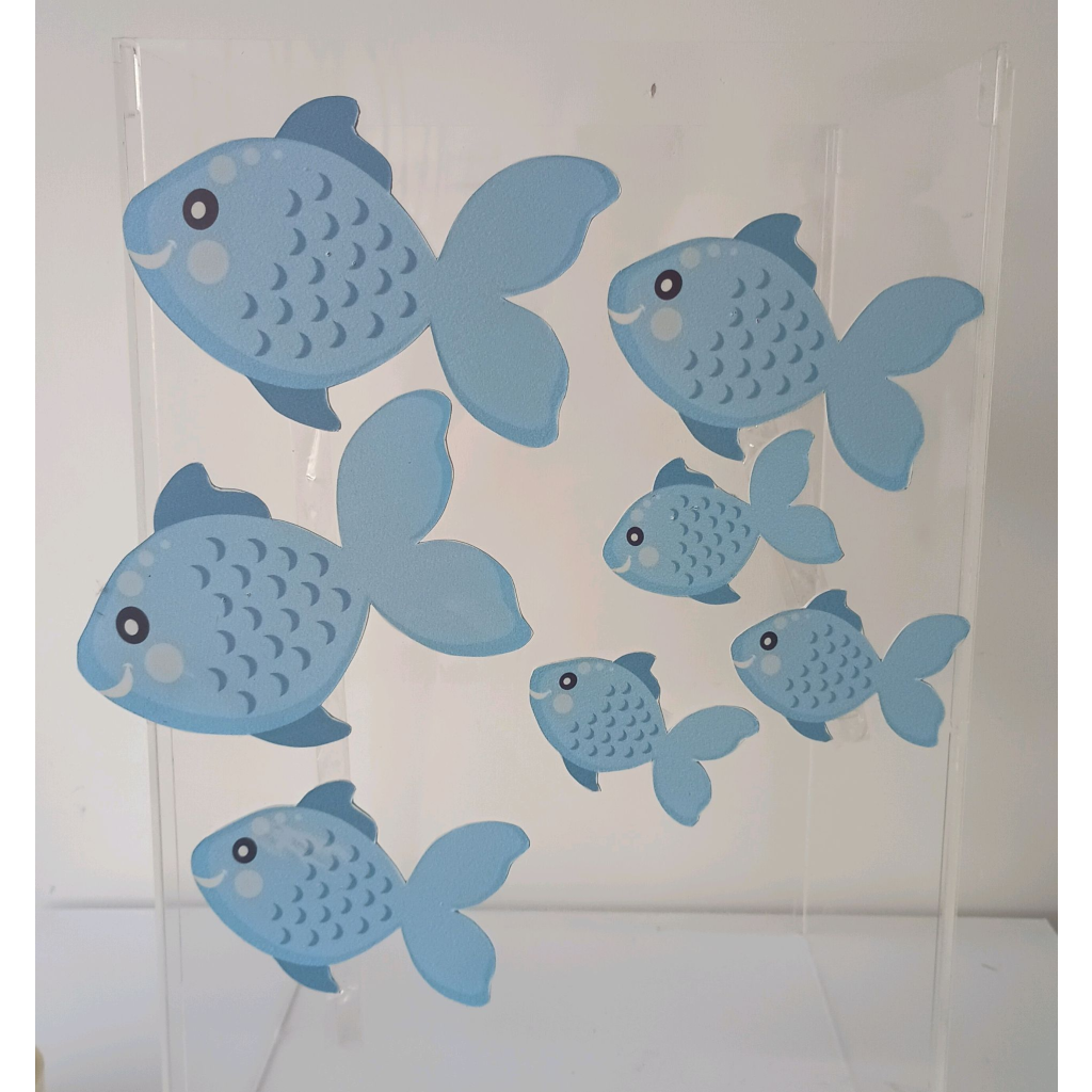 Display Kit Peixinhos Fundo Do Mar - Mary Decor Festas & Locações