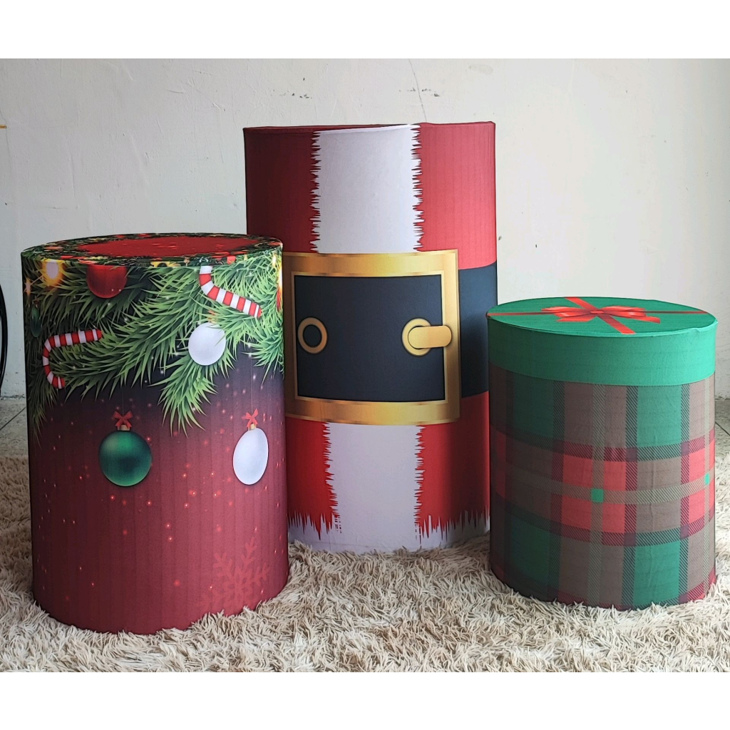 Capas Cilindros Sublimado Natal - Mary Decor Festas & Locações
