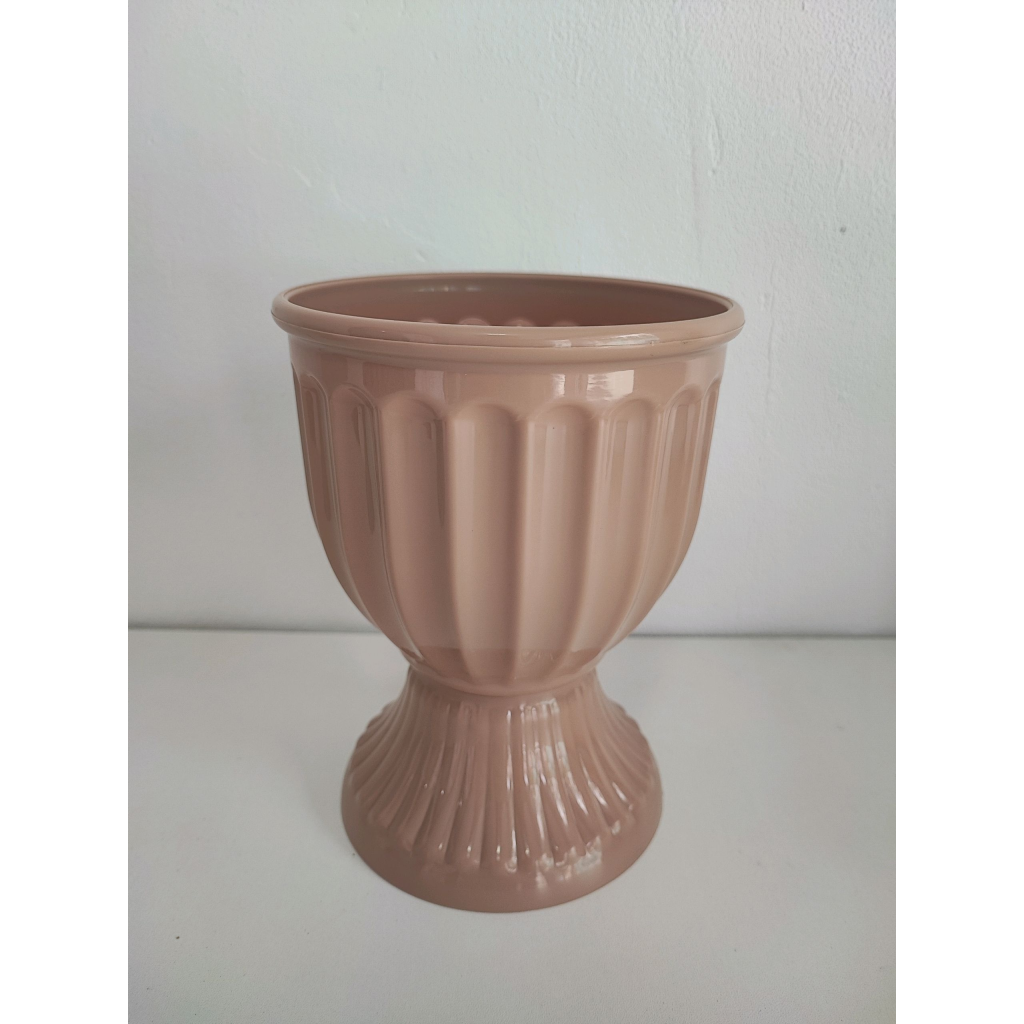 Vaso Plástico P Bege Tasil - Mary Decor Festas & Locações