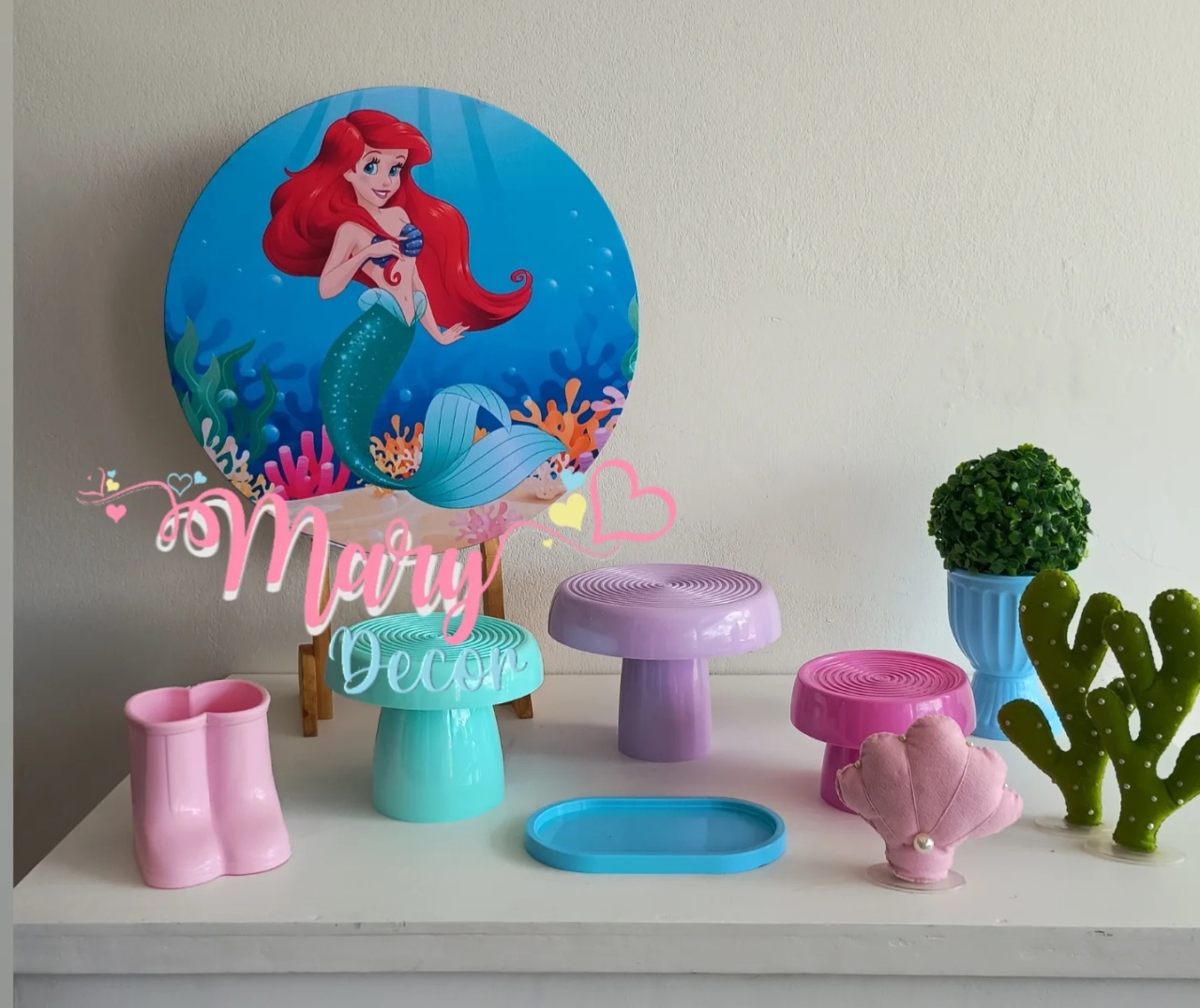 Mini Kit Ariel - Mary Decor Festas & Locações