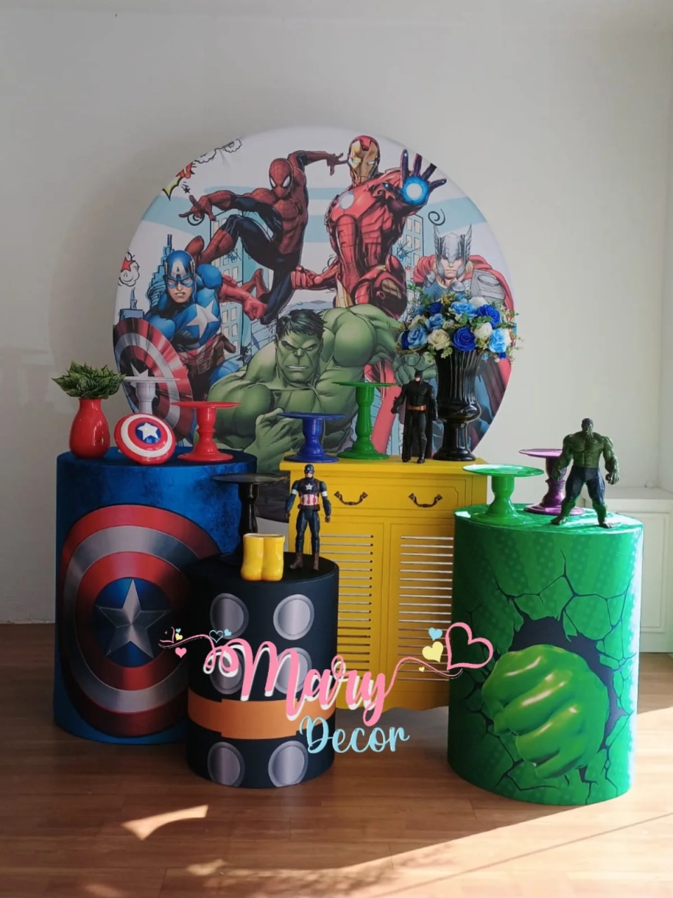 Vingadores Herois  Kit Festa Em Casa - Mary Decor Festas & Locações